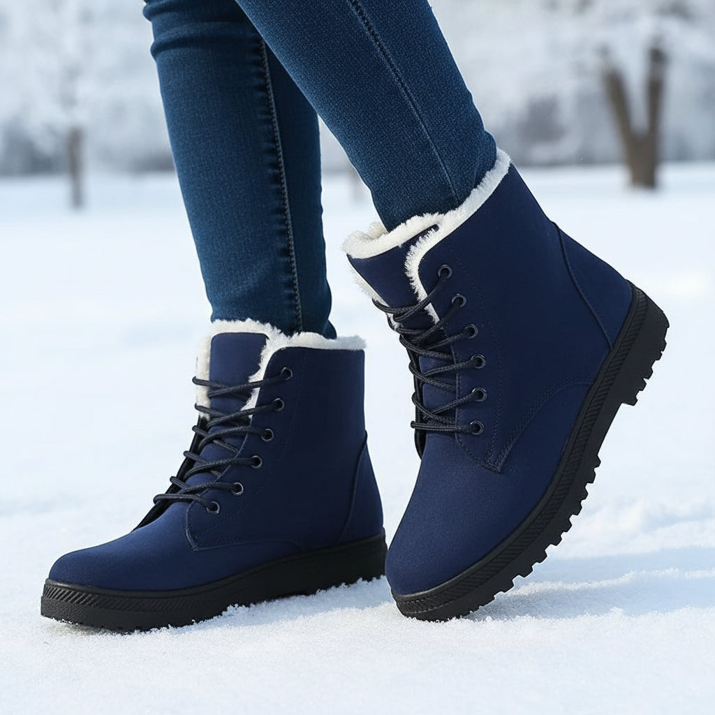 Women’s Lightweight Winter Ankle Boots-Bon Voyage Vintage