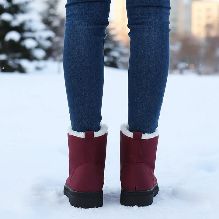 Women’s Lightweight Winter Ankle Boots-Bon Voyage Vintage