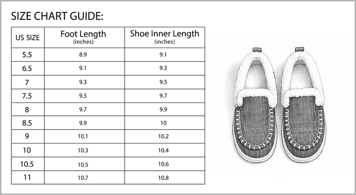 Women’s Lined Casual Slip-On Warm Shoes Cozy Winter Everyday Footwear-Bon Voyage Vintage