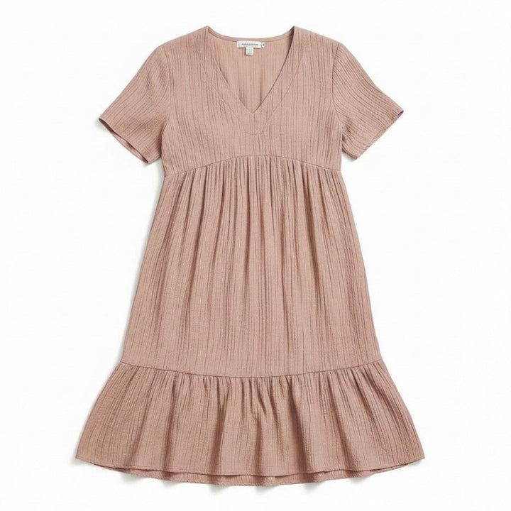 Women’s Long Sleeve Casual Dress-Bon Voyage Vintage