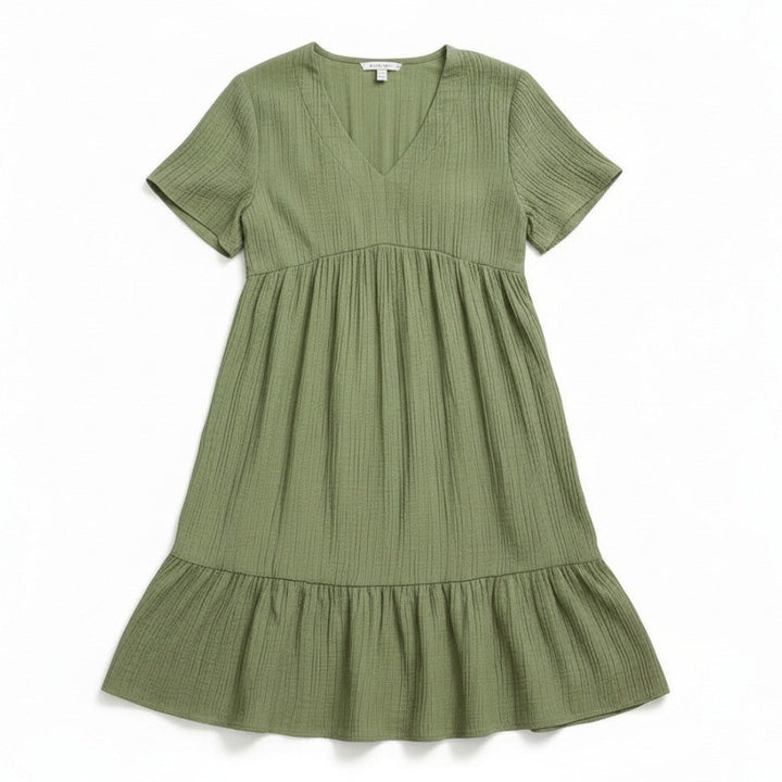 Women’s Long Sleeve Casual Dress-Bon Voyage Vintage