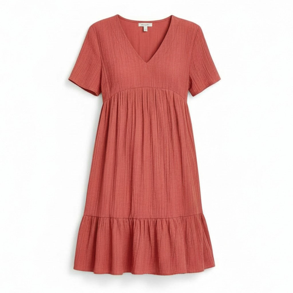 Women’s Long Sleeve Casual Dress-Bon Voyage Vintage