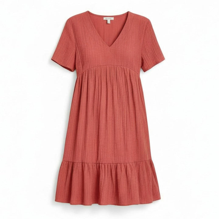 Women’s Long Sleeve Casual Dress-Bon Voyage Vintage