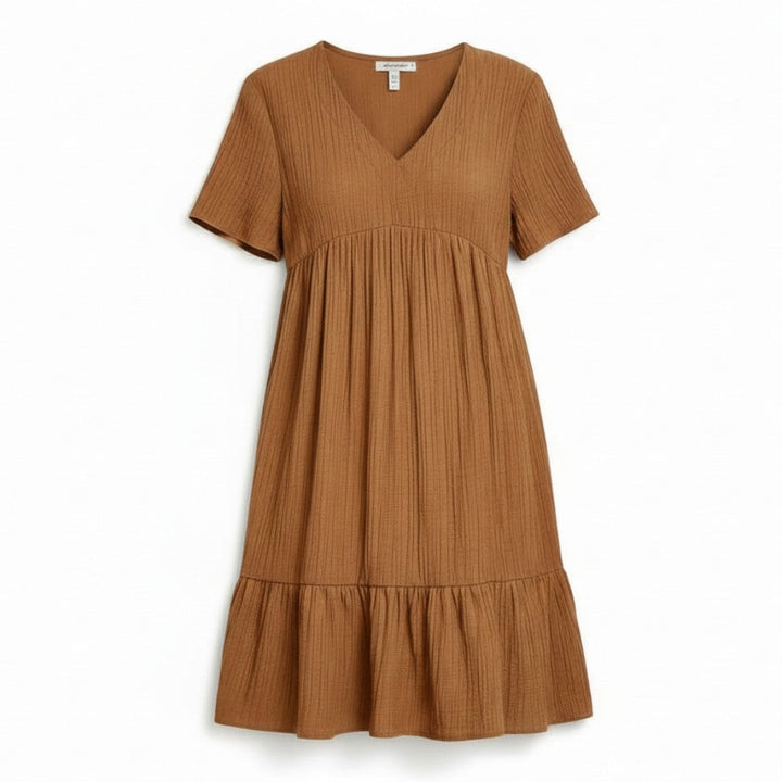 Women’s Long Sleeve Casual Dress-Bon Voyage Vintage