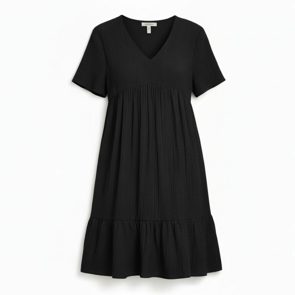 Women’s Long Sleeve Casual Dress-Bon Voyage Vintage
