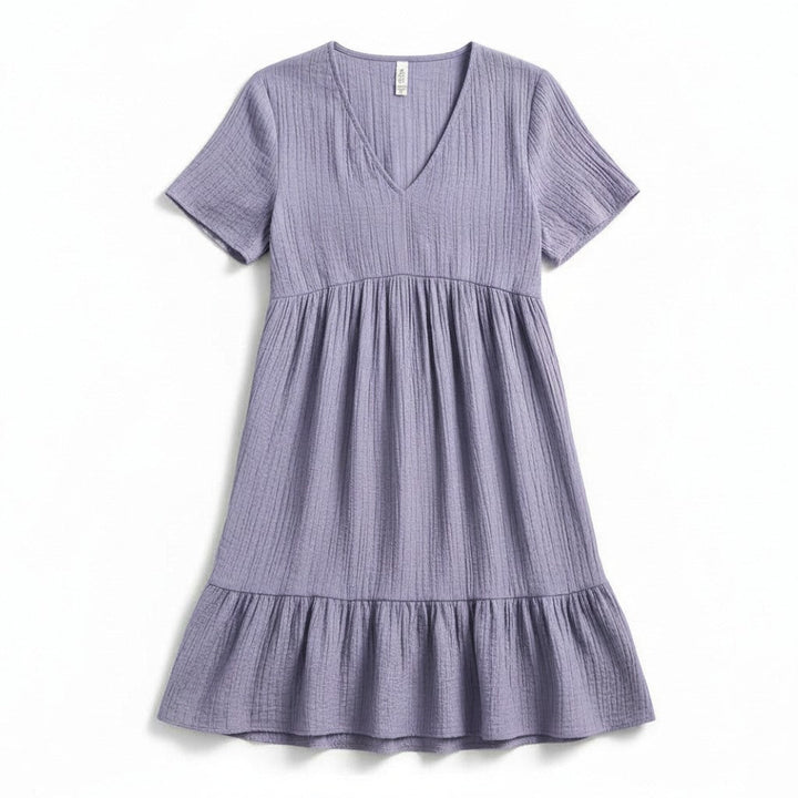 Women’s Long Sleeve Casual Dress-Bon Voyage Vintage
