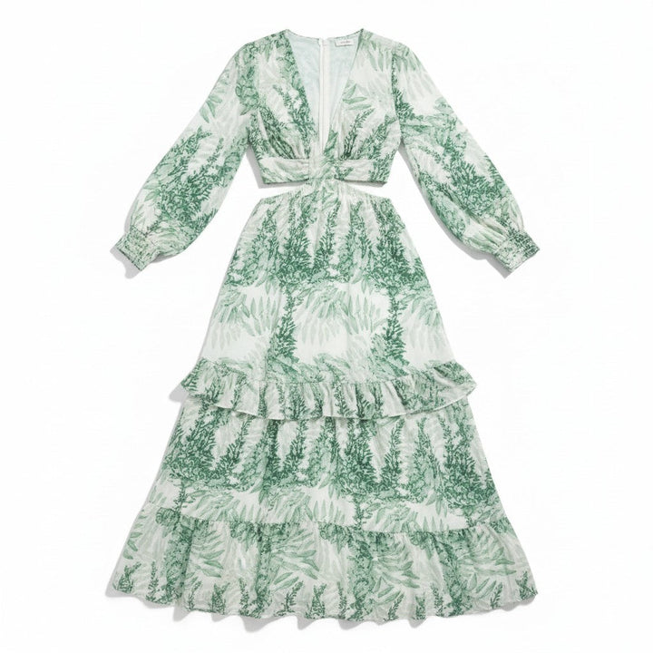 Women’s Long Summer Flowy Maxi Dress-Bon Voyage Vintage
