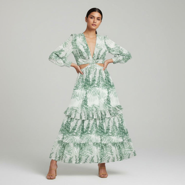 Women’s Long Summer Flowy Maxi Dress-Bon Voyage Vintage