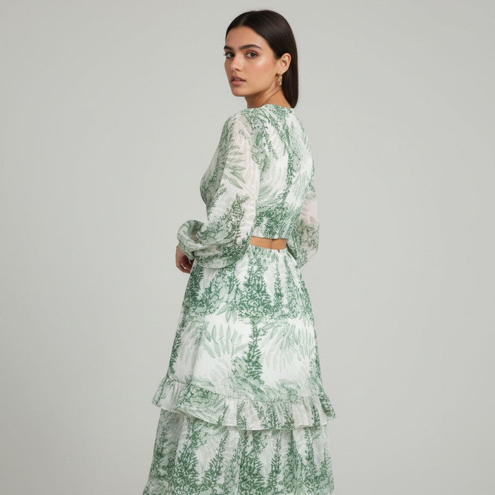 Women’s Long Summer Flowy Maxi Dress-Bon Voyage Vintage
