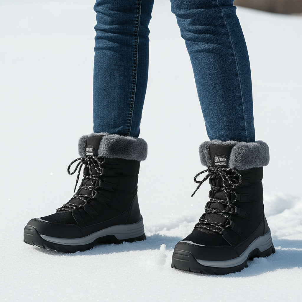 Women’s Mid-Calf Winter Boots-Bon Voyage Vintage