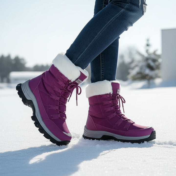 Women’s Mid-Calf Winter Boots-Bon Voyage Vintage