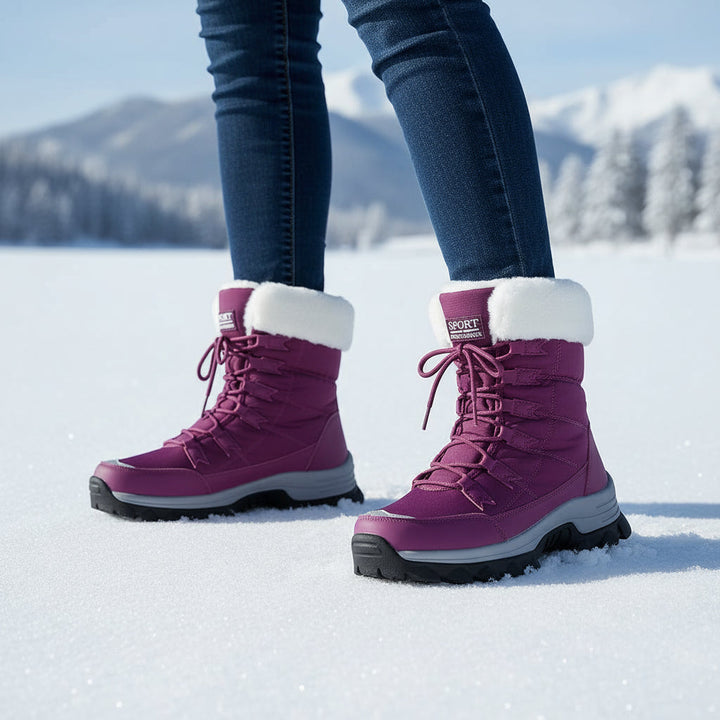 Women’s Mid-Calf Winter Boots-Bon Voyage Vintage