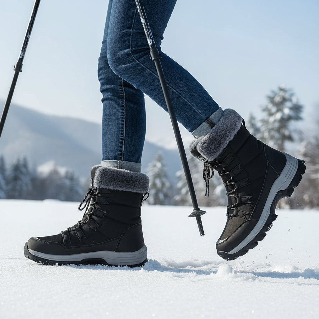 Women’s Mid-Calf Winter Boots-Bon Voyage Vintage