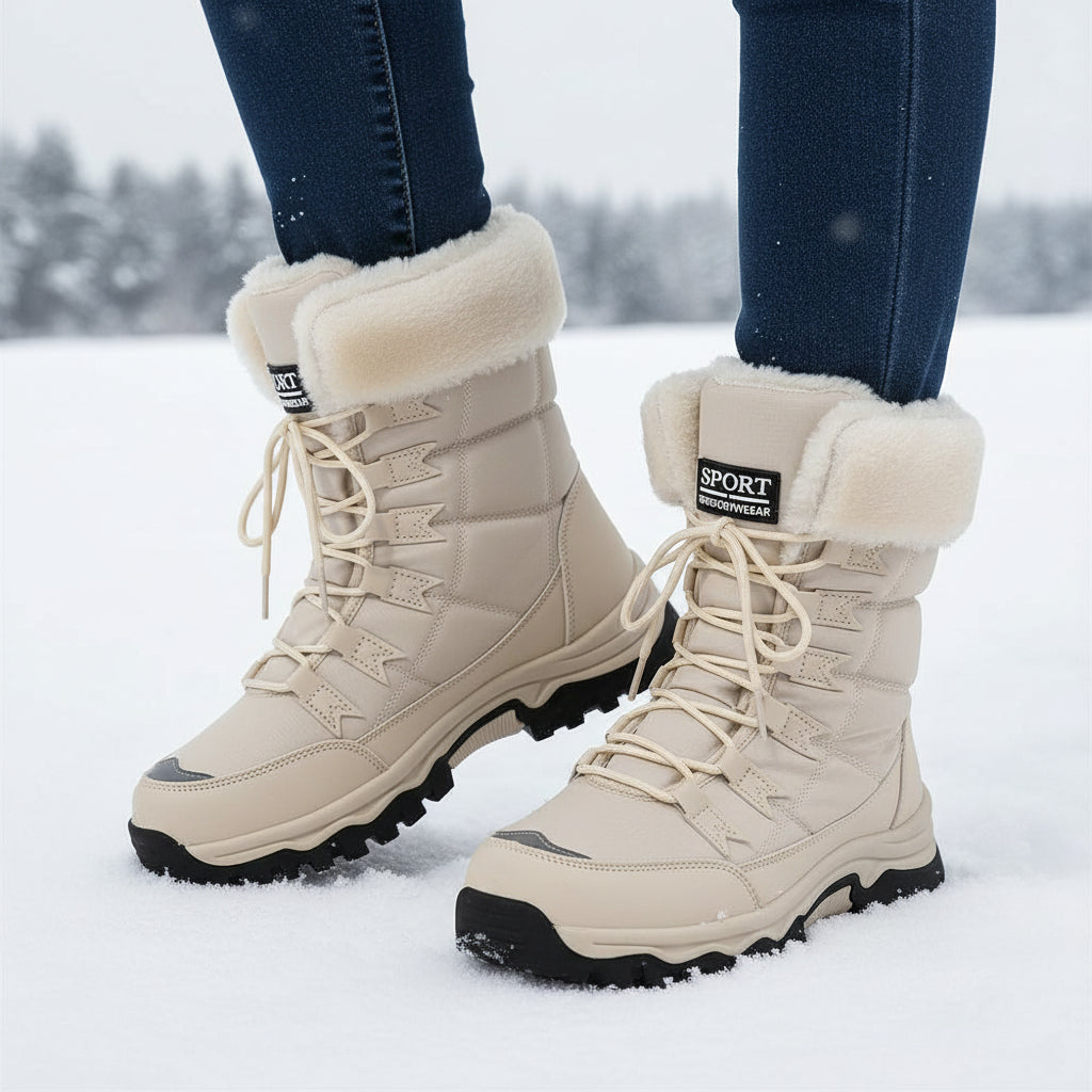 Women’s Mid-Calf Winter Boots-Bon Voyage Vintage