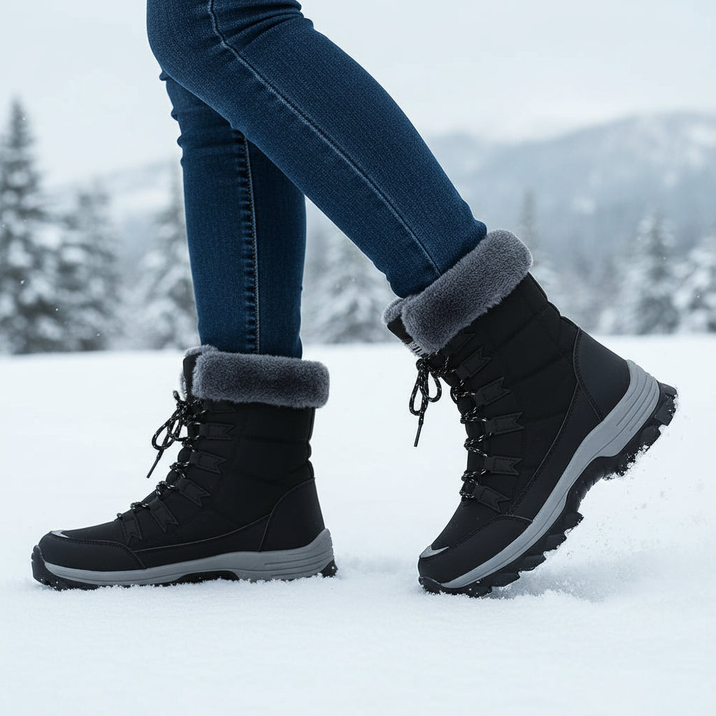 Women’s Mid-Calf Winter Boots-Bon Voyage Vintage
