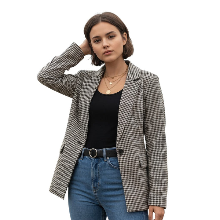 Women's Polyester Long Sleeve Coat-Bon Voyage Vintage