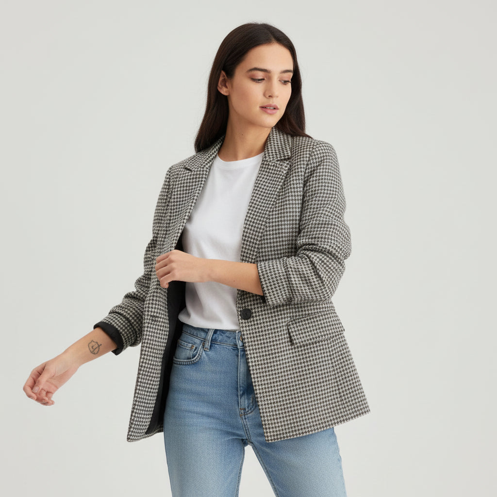 Women's Polyester Long Sleeve Coat-Bon Voyage Vintage