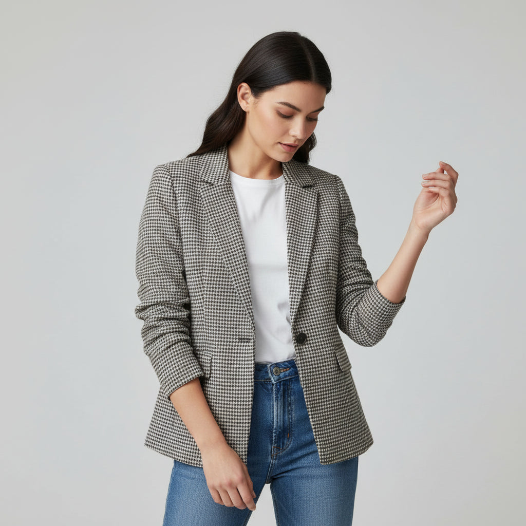 Women's Polyester Long Sleeve Coat-Bon Voyage Vintage