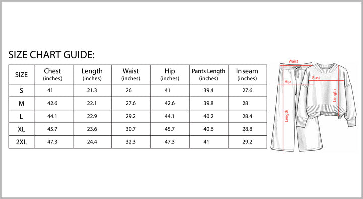 Women’s Seed Stitch Sweater Two-Piece Set Pullover & Wide Leg Pants Outfit-Bon Voyage Vintage