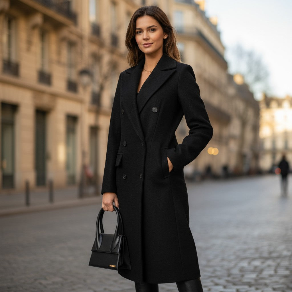 Women’s Solid Color Coat-Bon Voyage Vintage