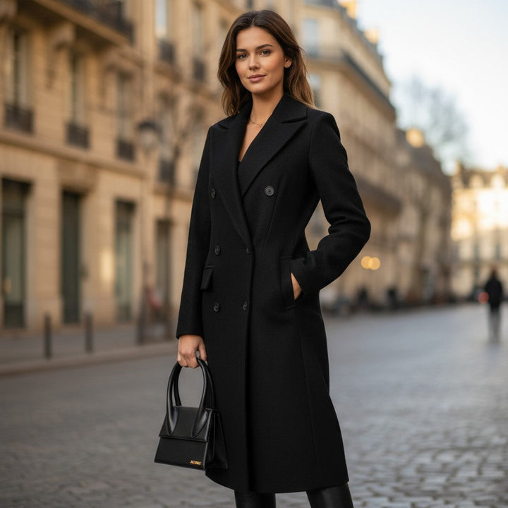 Women’s Solid Color Coat-Bon Voyage Vintage