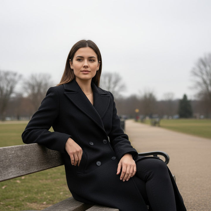 Women’s Solid Color Coat-Bon Voyage Vintage