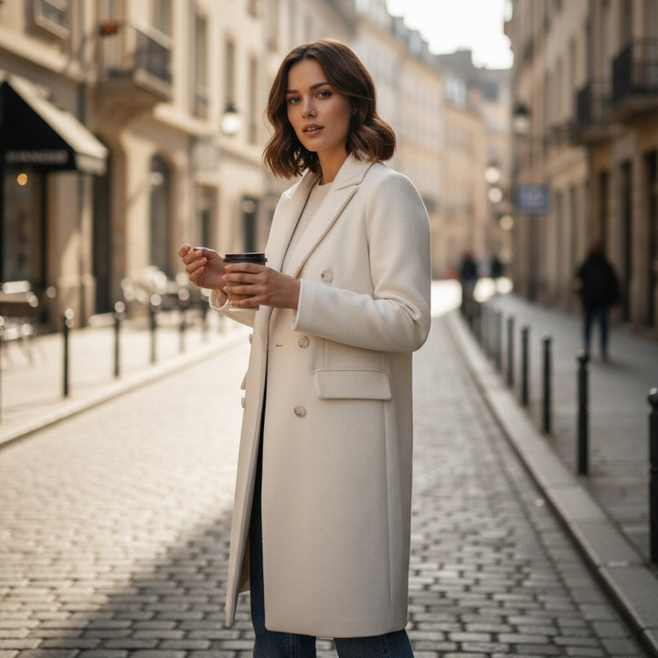 Women’s Solid Color Coat-Bon Voyage Vintage