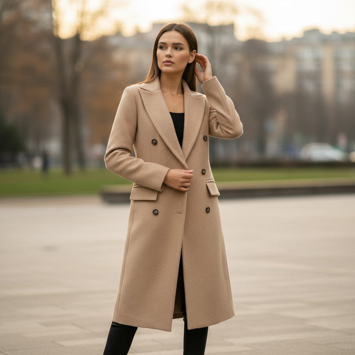 Women’s Solid Color Coat-Bon Voyage Vintage
