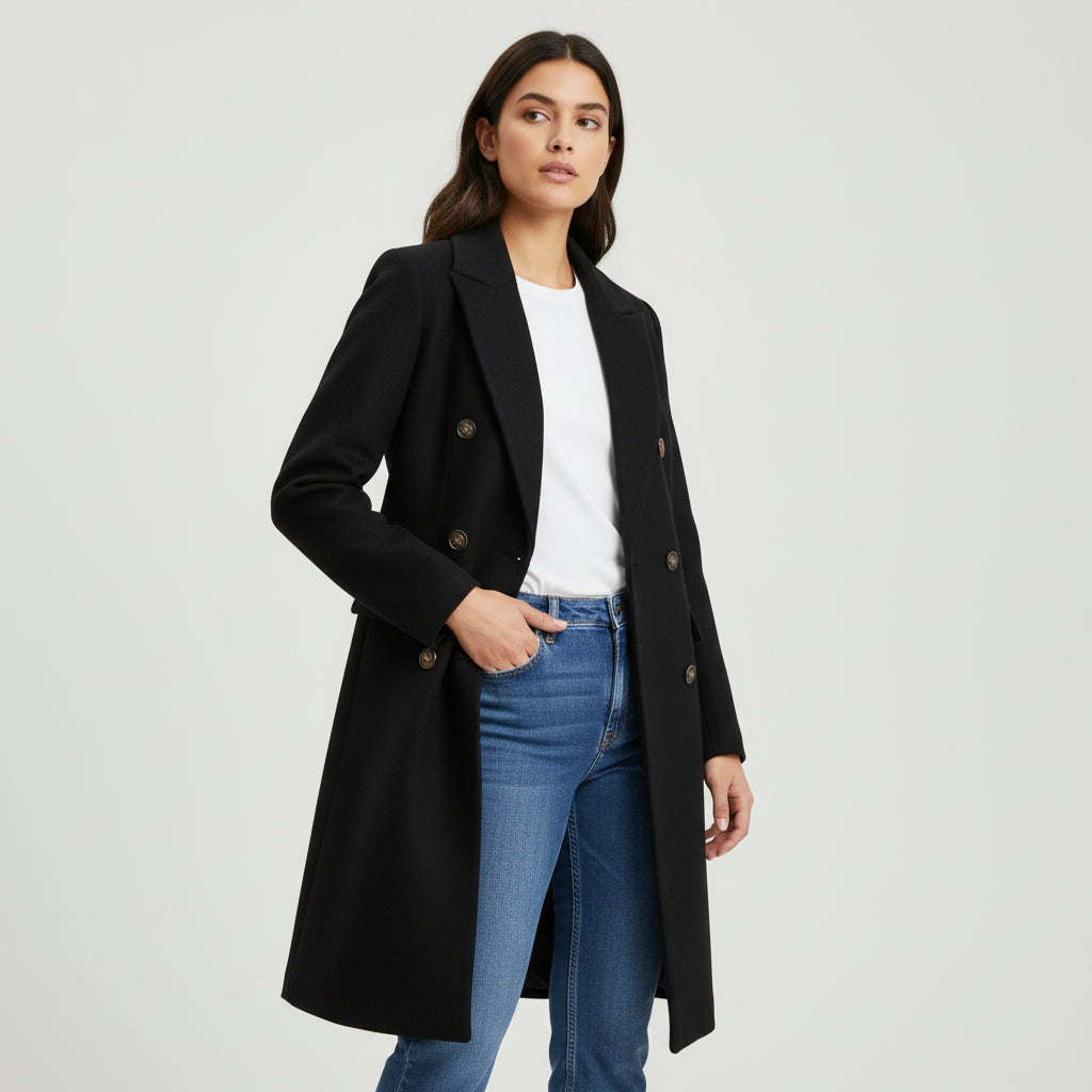 Women’s Solid Color Coat-Bon Voyage Vintage