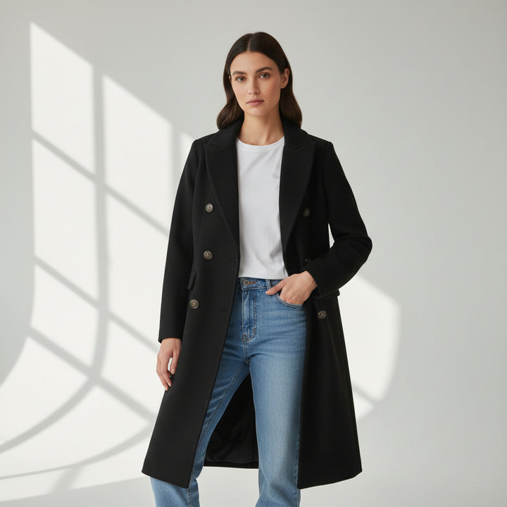 Women’s Solid Color Coat-Bon Voyage Vintage