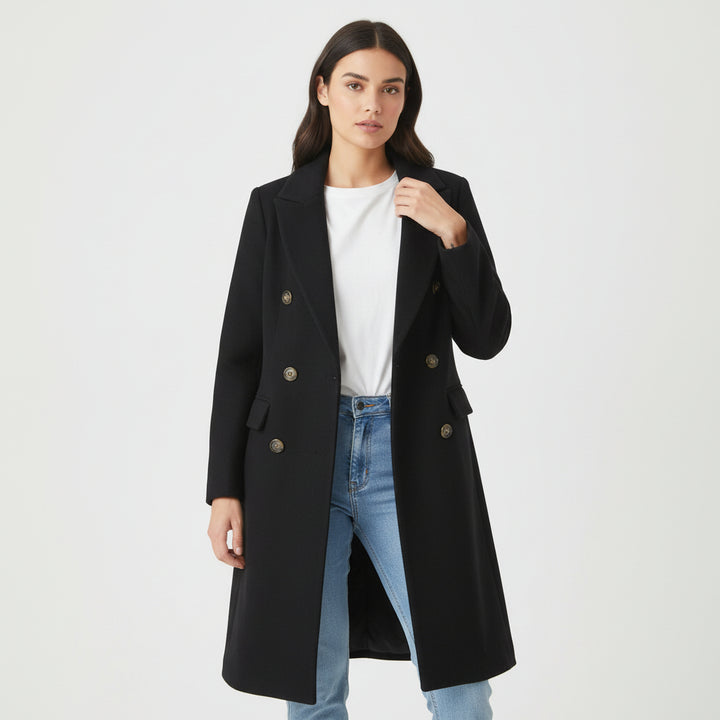 Women’s Solid Color Coat-Bon Voyage Vintage