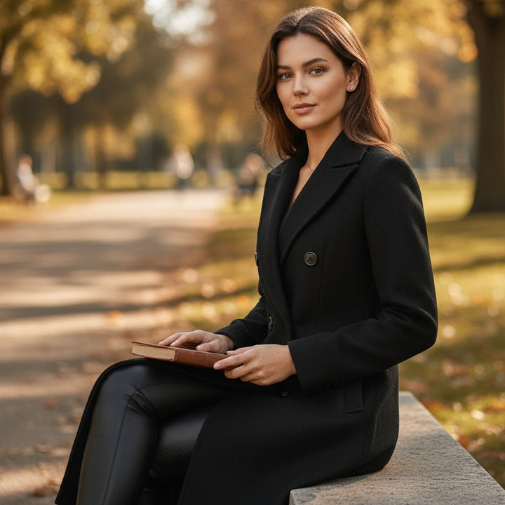 Women’s Solid Color Coat-Bon Voyage Vintage