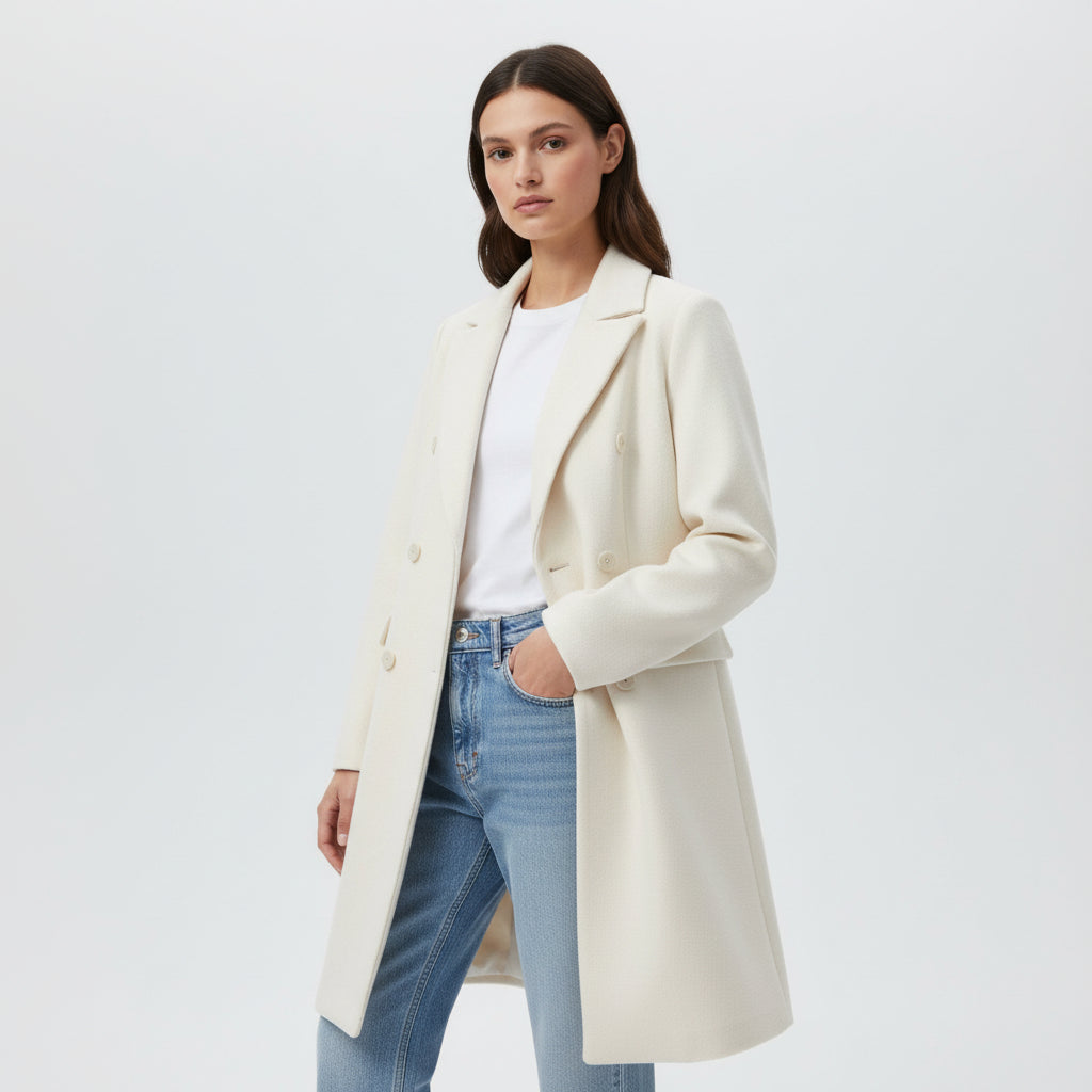 Women’s Solid Color Coat-Bon Voyage Vintage