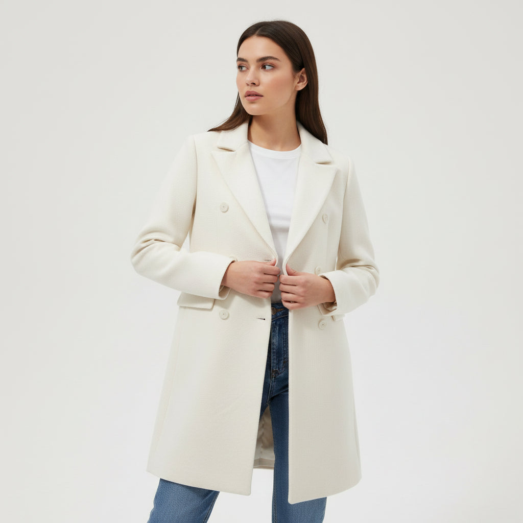 Women’s Solid Color Coat-Bon Voyage Vintage