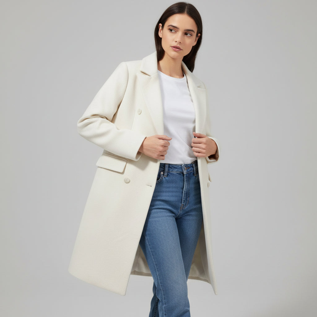 Women’s Solid Color Coat-Bon Voyage Vintage