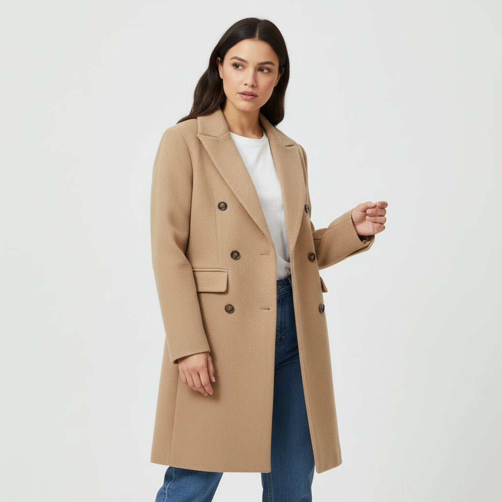 Women’s Solid Color Coat-Bon Voyage Vintage