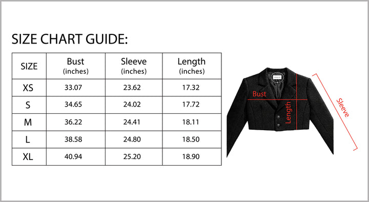 Women’s Solid Color Crop Blazer-Bon Voyage Vintage