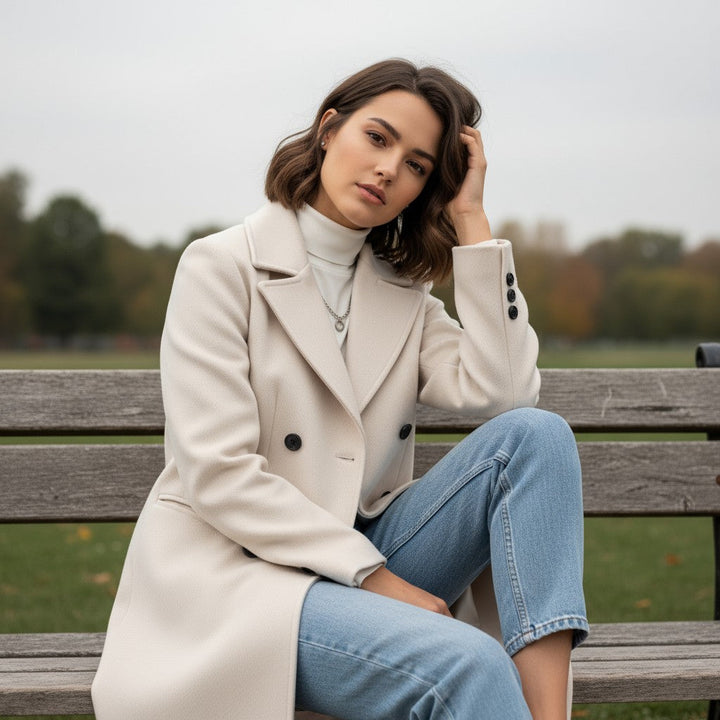 Women’s Solid Color Thick Coat-Bon Voyage Vintage