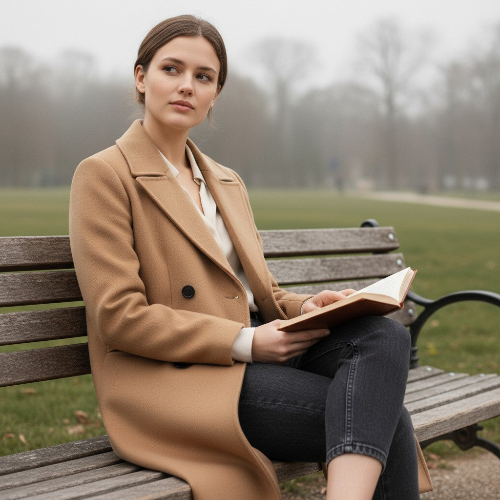 Women’s Solid Color Thick Coat-Bon Voyage Vintage