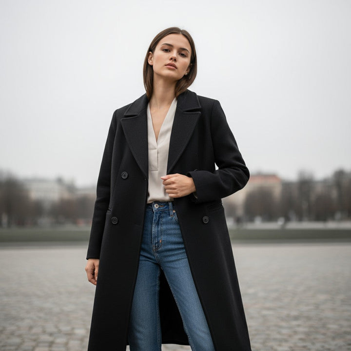 Women’s Solid Color Thick Coat-Bon Voyage Vintage