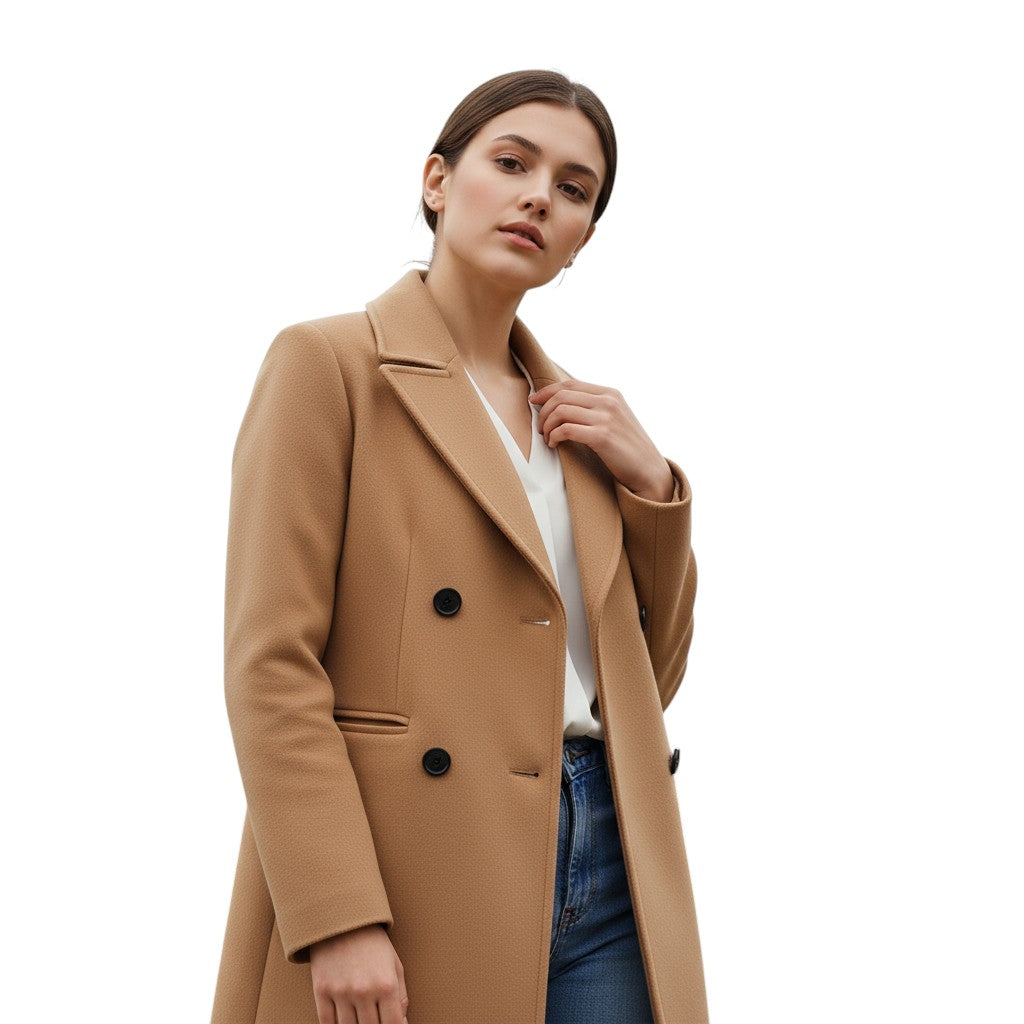 Women’s Solid Color Thick Coat-Bon Voyage Vintage