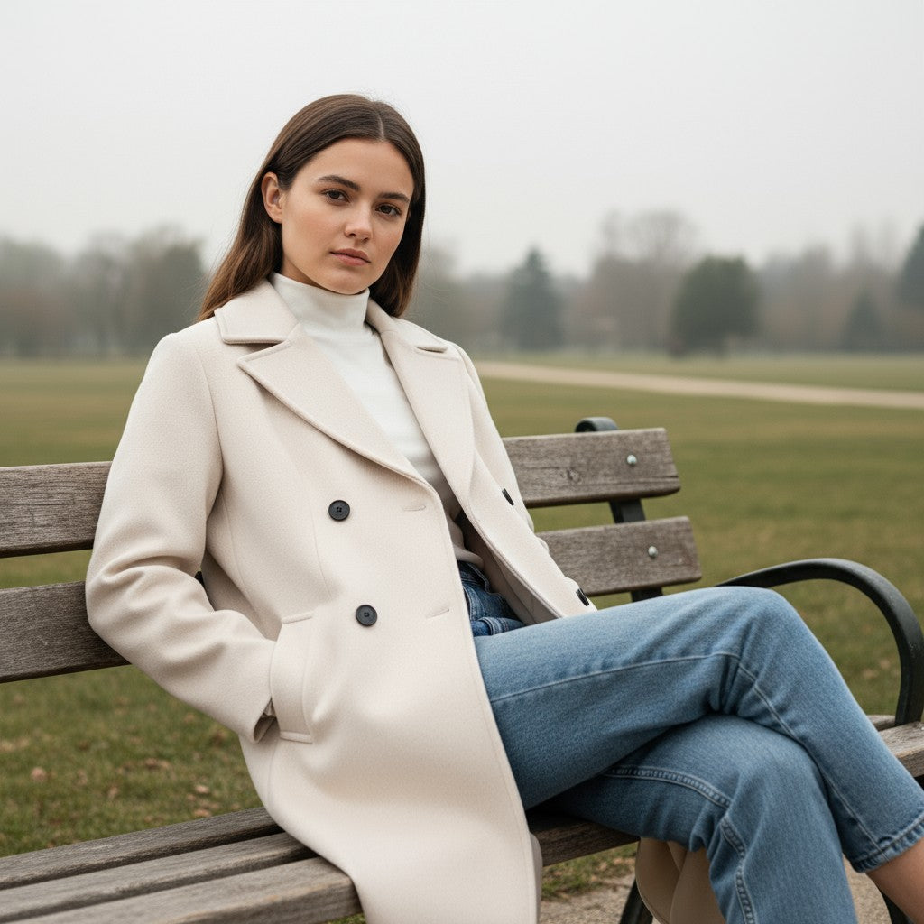 Women’s Solid Color Thick Coat-Bon Voyage Vintage