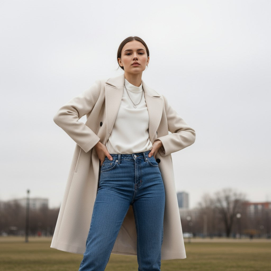 Women’s Solid Color Thick Coat-Bon Voyage Vintage