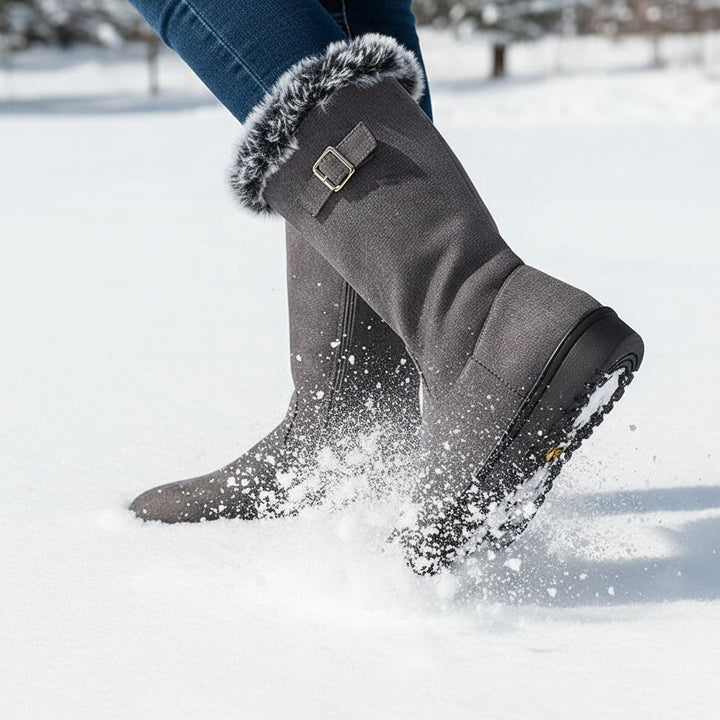 Women’s Tall Winter Boots for Snowfall-Bon Voyage Vintage