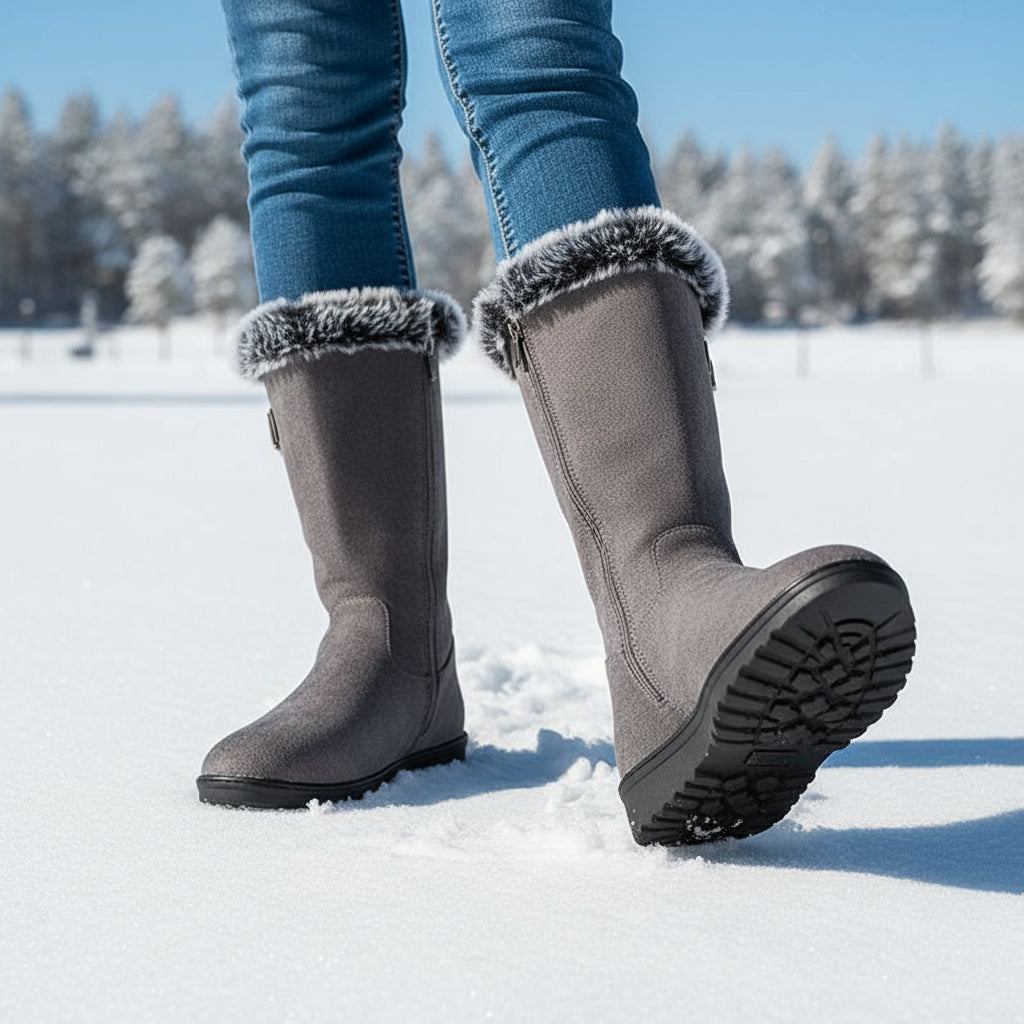 Women’s Tall Winter Boots for Snowfall-Bon Voyage Vintage