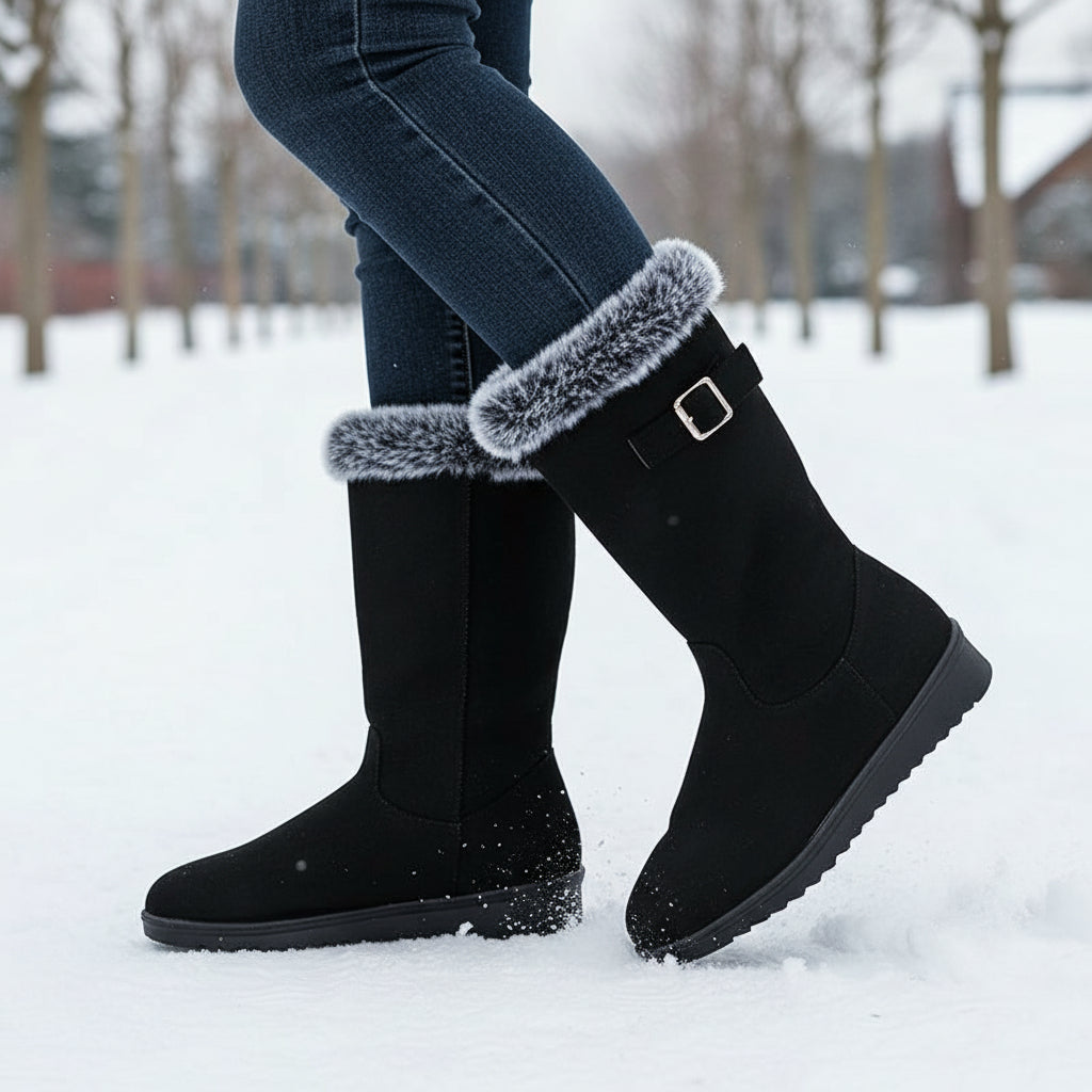 Women’s Tall Winter Boots for Snowfall-Bon Voyage Vintage