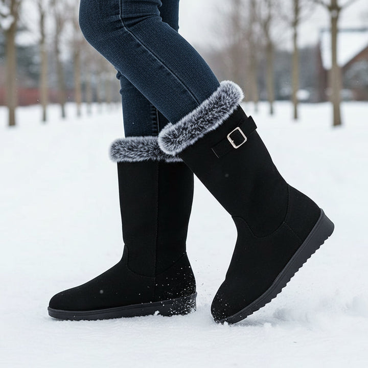 Women’s Tall Winter Boots for Snowfall-Bon Voyage Vintage