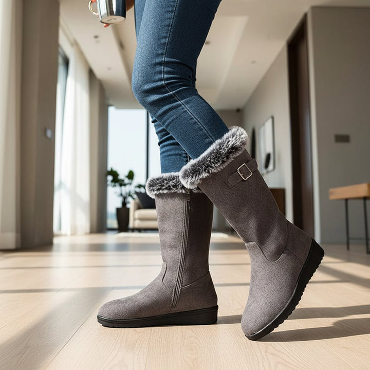 Women’s Tall Winter Boots for Snowfall-Bon Voyage Vintage