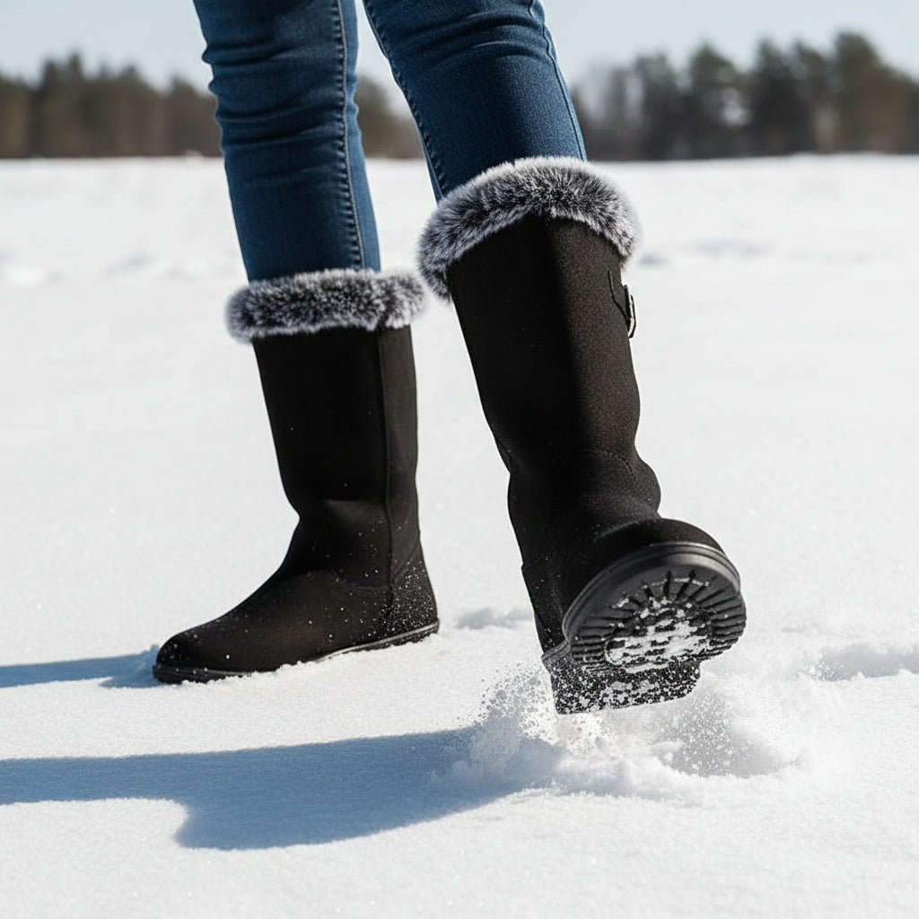 Women’s Tall Winter Boots for Snowfall-Bon Voyage Vintage