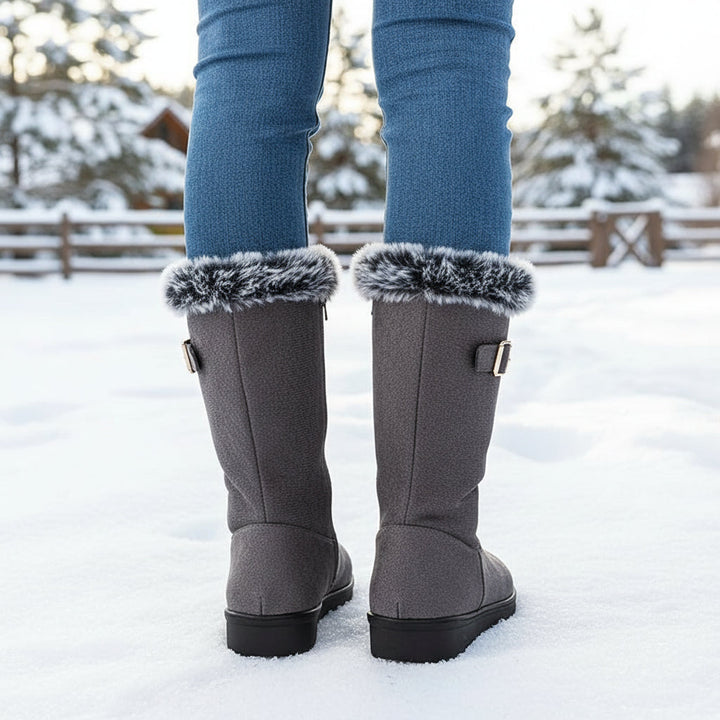 Women’s Tall Winter Boots for Snowfall-Bon Voyage Vintage